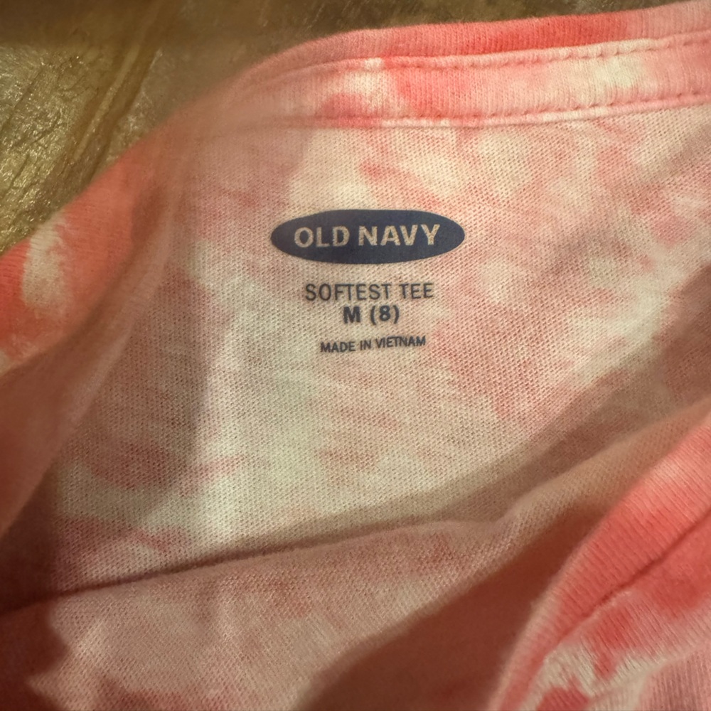 Old Navy Pink Tie-Dye and Graphic Kids Tees - Picture 2 of 5